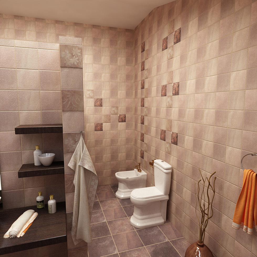 Bilder 3d Interieur Badezimmer Braun Weiss Baie Fenechiu 7